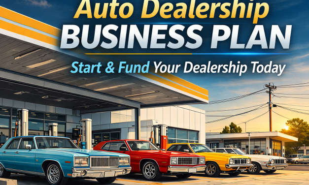 Auto Dealership Business Plan: Free Template + Step-by-Step Guide